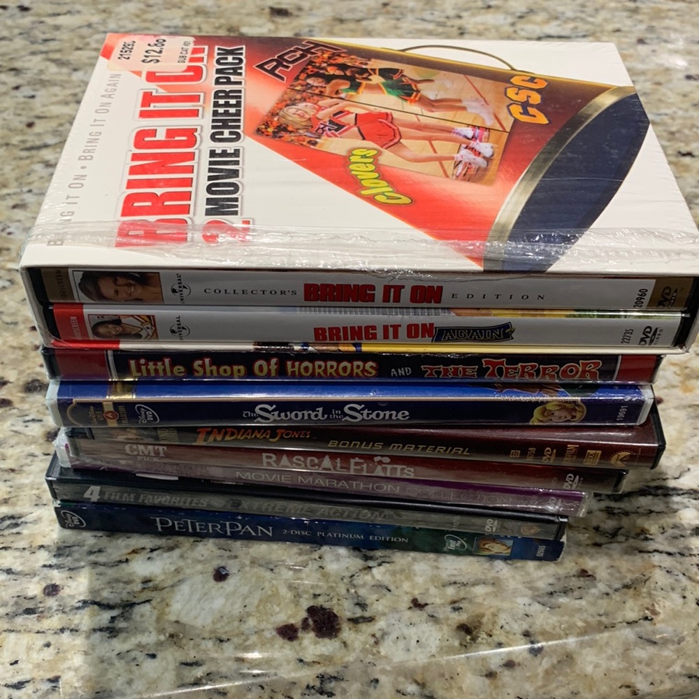 DVD lot - collection - all genres. Some NIB. Disney, horror, action, classics